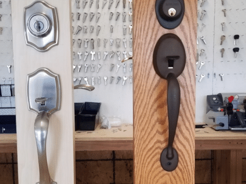 Residential door hardware options