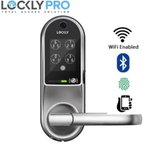 PGD698 Lockly Guard Vision Duo Interconnected Edition Satin Nickel