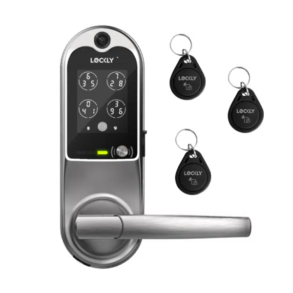 PGD698L Lockly Guard Vision Latch Satin Nickel