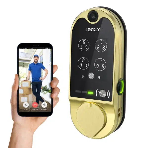 PGD798 Lockly VisionTM Smart Lock + Video Doorbell BG