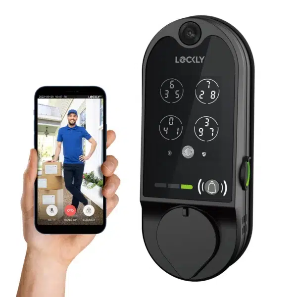 PGD798 Lockly VisionTM Smart Lock + Video Doorbell MB