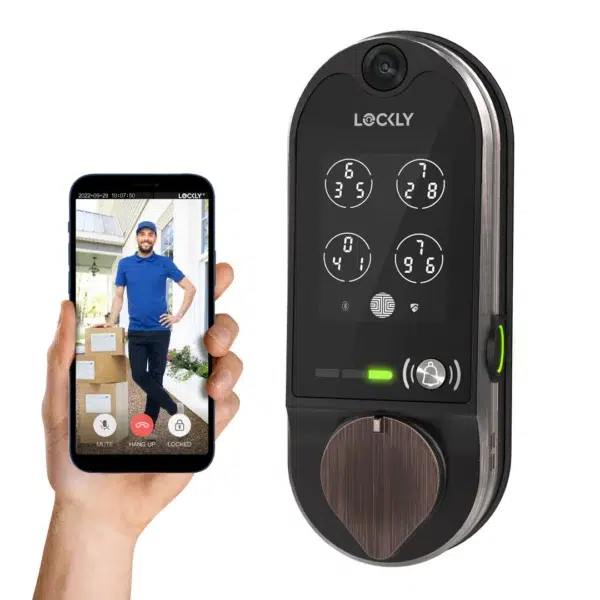 PGD798 Lockly VisionTM Smart Lock + Video Doorbell VB